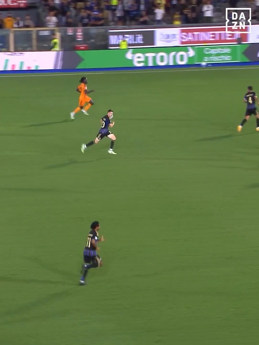 È l'89', ma Koné non lo sa e continua a correre lo stesso come fosse il 1' #PisaRoma #DAZN
