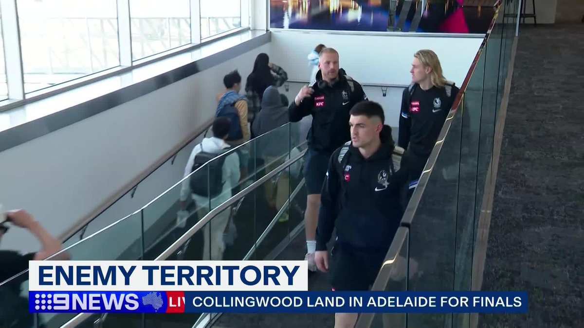 Collingwood has just touched down in enemy territory ahead of a grudge match against Adelaide. Meanwhile, St Kilda have managed to score defender Jack Silvagni as a free agent. Tom Morris is at Adelaide Oval with the latest. #9News