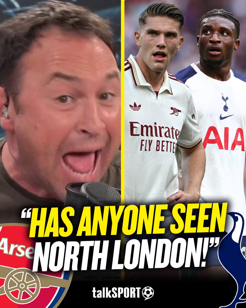 🤣 "Has anyone seen North London Forever?" 🚂 "Thomas the Frank engine do me a favour!" 🦕 "The Gyök Ness Monster!" Jason Cundy ripped into Arsenal and Tottenham for a special edition of 'has anyone seen' after both clubs lost on the weekend 👀