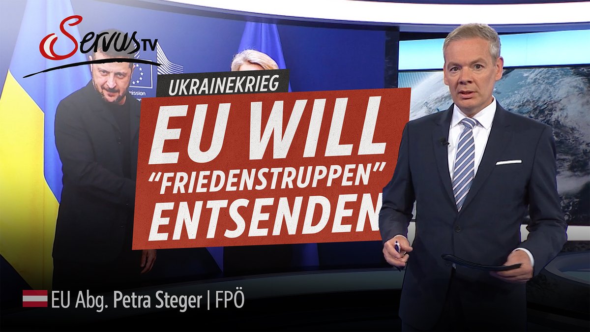 Ursula von der Leyen treibt Pläne für EU-Truppen in der Ukraine voran – ohne Rücksprache, ohne Mandat, ohne Rücksicht auf die Sicherheit Europas. Im Interview bei ServusTV habe ich klar gemacht: Das ist ein brandgefährlicher Alleingang, der Österreichs Neutralität und unsere Sicherheit aufs Spiel setzt. Unsere Soldaten dürfen nicht Teil einer EU-Kriegstruppe werden! Die FPÖ sagt unmissverständlich Nein zu EU-Armee, Nein zu Kriegstreiberei und Ja zur Neutralität.