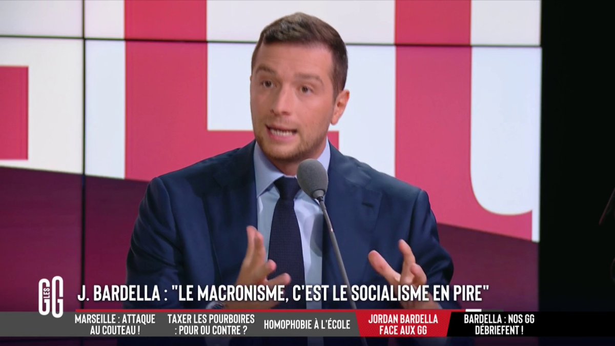 🎙️ Jordan Bardella : "Il n'y a pas besoin de créer une nouvelle taxe. Il faut alléger la fiscalité sur les Français qui bossent, alléger les normes sur les entreprises. Beaucoup de Français ont un contact avec l'État uniquement pour des problèmes et pas pour des solutions." #GGRMC