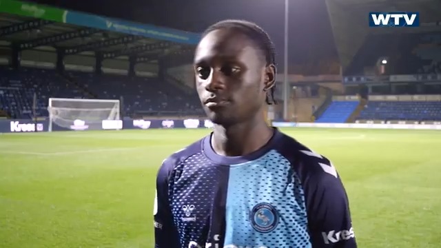 Chris Lutonadio became the fifth Wycombe Wanderers Academy player to feature for the first team already this season. We caught up with him after the game last night.