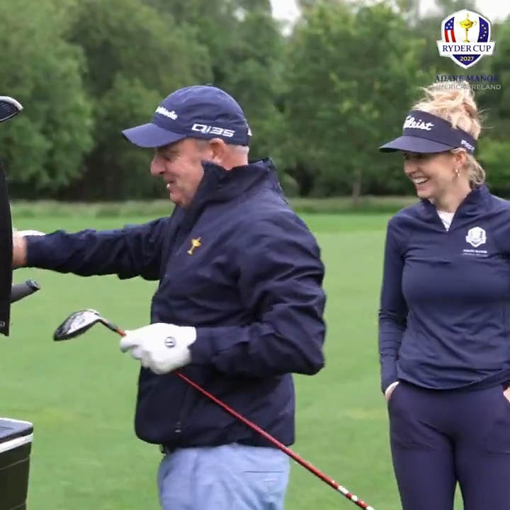 Tomorrow at 4pm 👀 Iona Stephen takes on Paul McGinley at Adare Manor 🍀