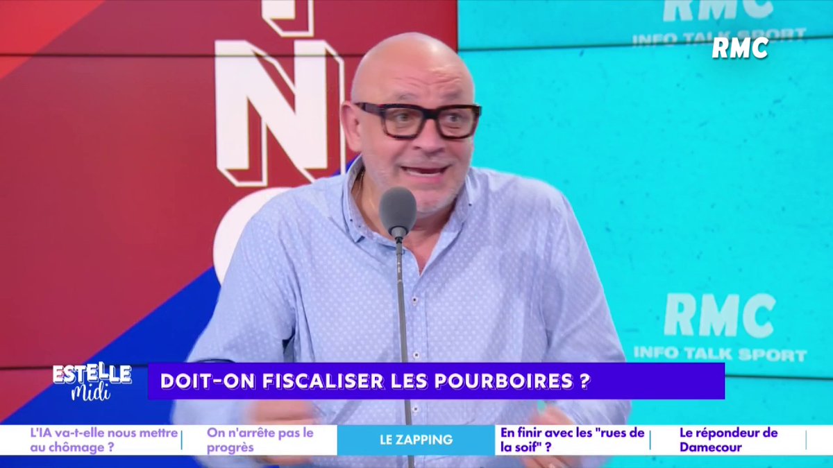 💶 Doit-on fiscaliser les pourboires ? 🎙️ frédéric hermel🇫🇷 : "Oui ! Tout ce que je gagne, je paie des impôts dessus... Enfin, on est tous égaux devant la loi ! Je ne vois pas pourquoi certaines personnes seraient exemptées... C'est une question de justice sociale !" #EstelleMidi