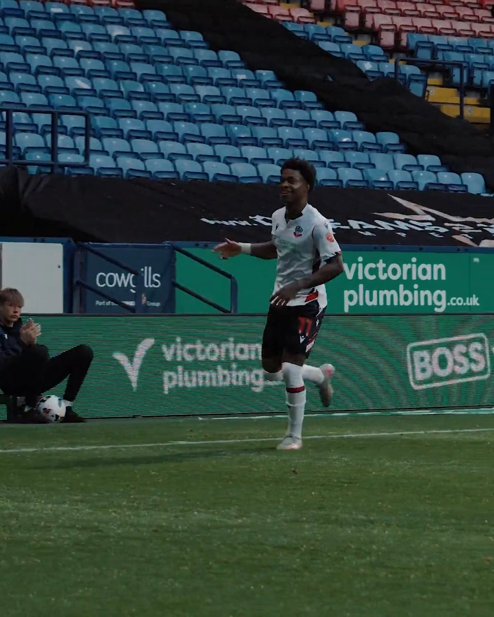 🗣️ "It's a beauty from Gale!" Anyone for the pitchside angle of Thierry's winner yesterday? Go on then 🤩 #bwfc