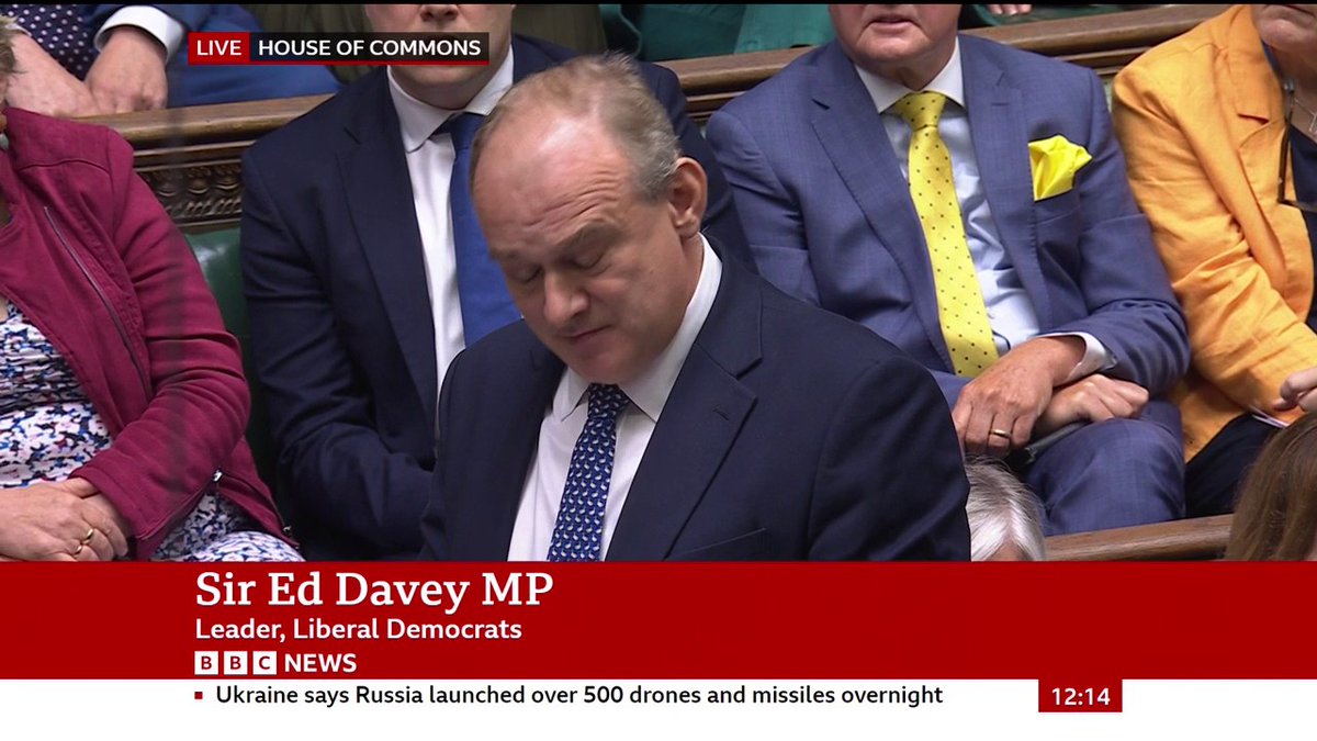 "Will the PM categorically rule out withdrawing from the European Convention on Human Rights?" asks Lib Dem leader Ed Davey Keir Starmer says "we will not withdraw" but adds the "interpretation of some of those provisions" are being looked at #PMQs