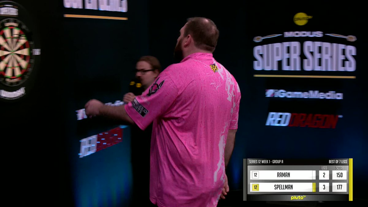WELLLLL, YOU JUST KNEW THAT WAS GOING TO HAPPEN!😅 Spellman picks up the win after Raman attempts a 3 bull checkout!