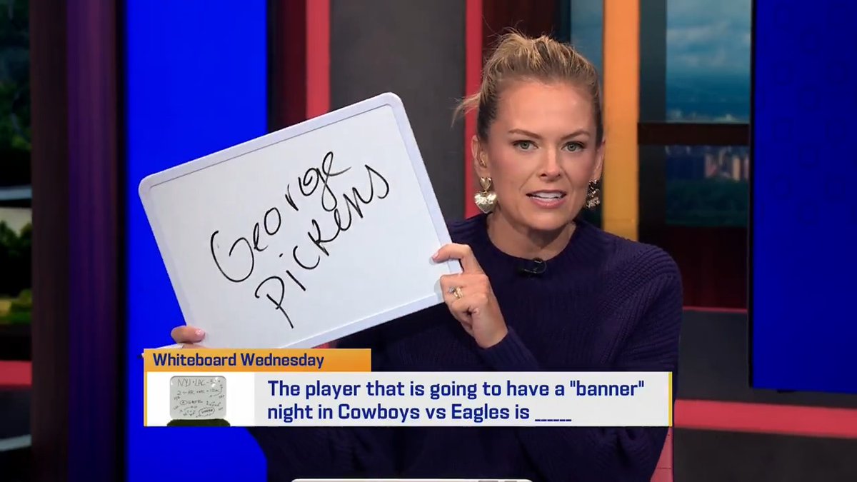 Who will have a "banner night" to open up the season on Thursday night? Jamie Erdahl thinks it'll be Dallas Cowboys WR George Pickens.