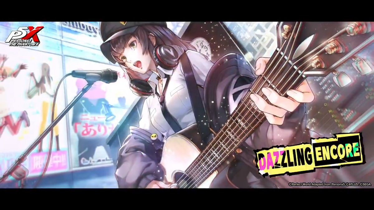 ✧─ P5X Phantom Idol Showcase ─✧ “With you by my side, I have nothing to fear." 🎸 Ayaka Sakai/Code name: Chord (VA: Yui Makino) Post your comments on the video using the #P5XPhantomIdolShowcase hashtag! #P5XEN #AyakaSakai