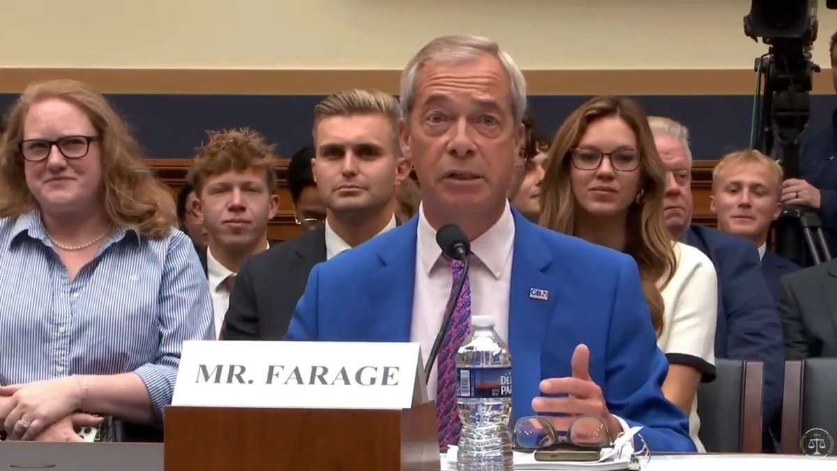 📺MUST WATCH: Nigel Farage MP outlines the importance of free speech around the world. If we lose free speech, we lose everything.