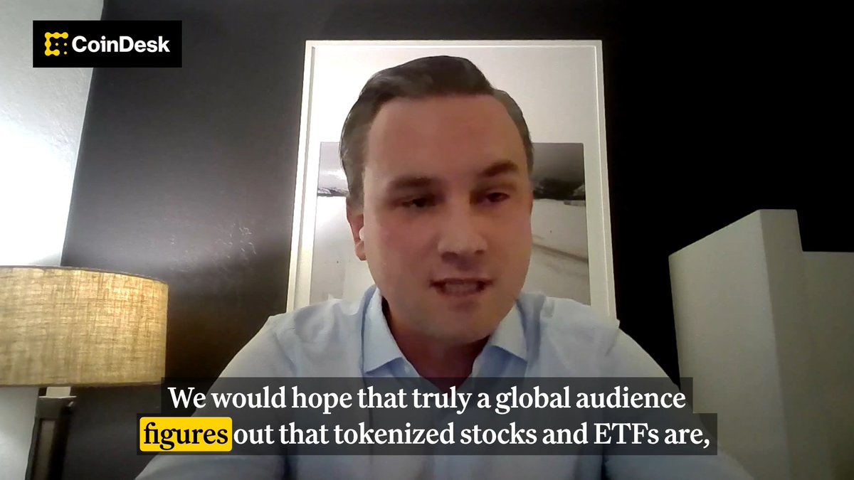 🔥 NEW: According to Ondo Finance’s Ian De Bode, a tokenized stock will be a "better version" than a traditional one, as he forecasts stablecoin users will lead the initial adoption of onchain securities.