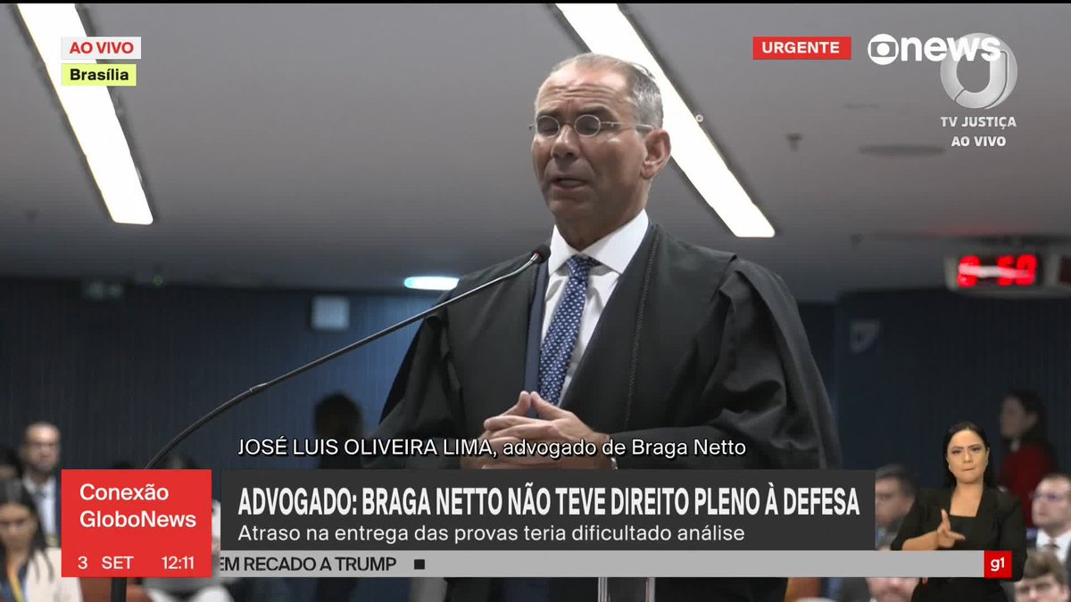 Defesa de Braga Netto alega falta de acesso a provas e tempo para analisar material extenso demais. "Estamos falando de mais de 70 terabytes de documentos", diz o advogado José Luis Oliveira Lima. ➡ Assista ao #ConexãoGloboNews: #GloboNews