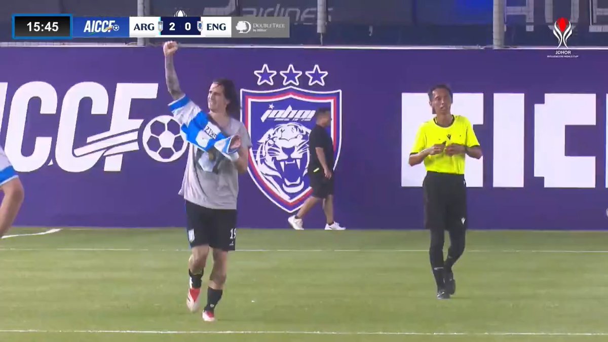 "Grizas": Por el gol de Santi Grizas 👑1️⃣9️⃣ en el partido de Argentina contra Inglaterra por la #InfluencersWorldCup