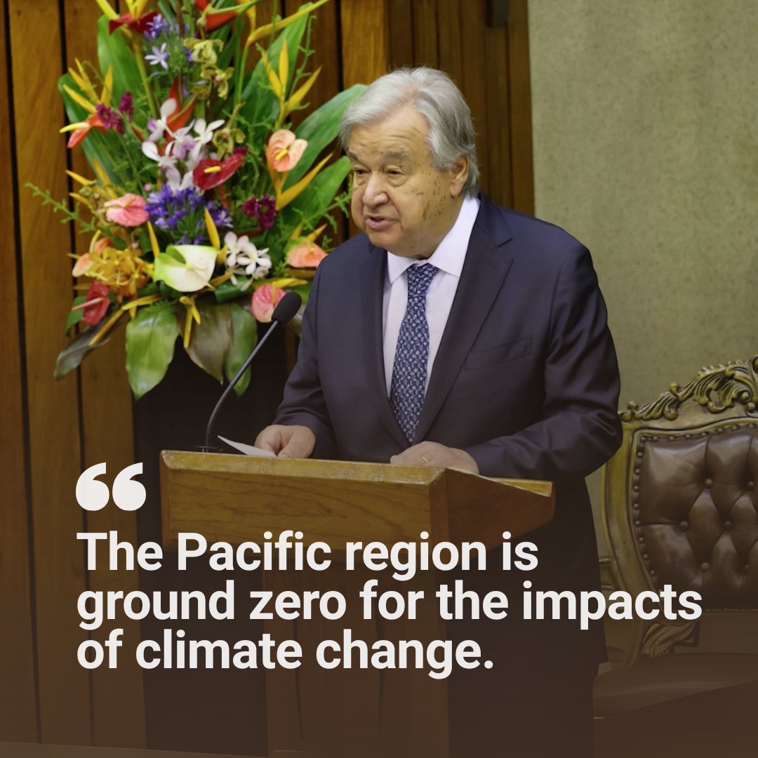 Papua New Guinea is home to 7% of the world’s biodiversity & some of the largest coral reefs & rainforests. But the Pacific region is also ground zero for the impacts of climate change. We must be ever vigilant in safeguarding these crucial ecosystems. #ClimateAction