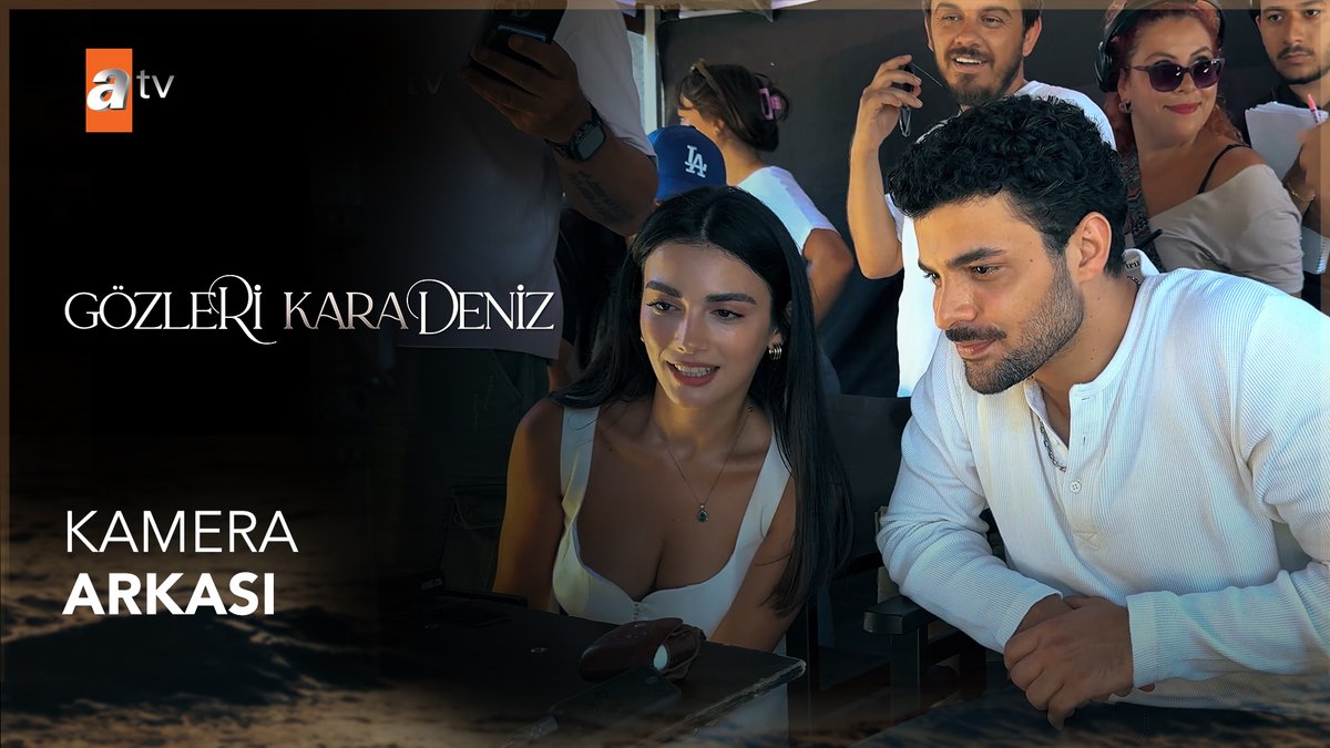 İşte karşınızda setten en özel kareler! 🎥 Gözleri KaraDeniz yeni bölümüyle Salı 20.00’de atv’de! #GözleriKaraDeniz atv #gkd