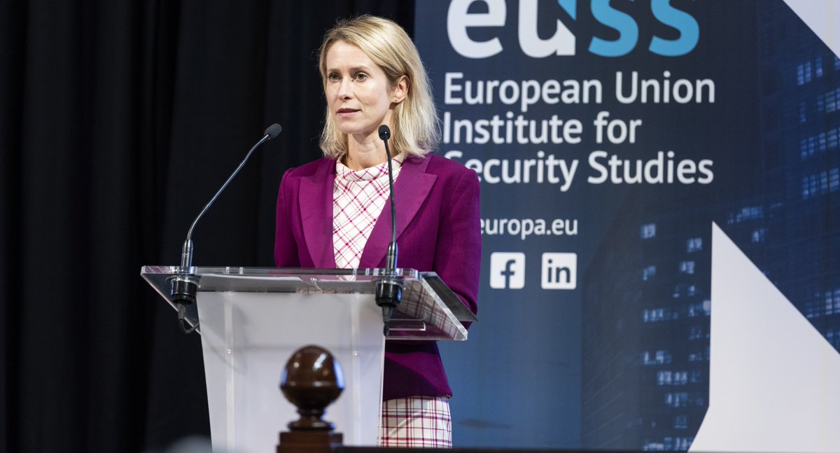 Europe is engaged in a battle for freedom and democracy. It must build its geopolitical power to participate as an equal player. That’s why we have embarked on the biggest military undertaking in recent history. Extract of my speech at EU Institute for Security Studies conference ↓