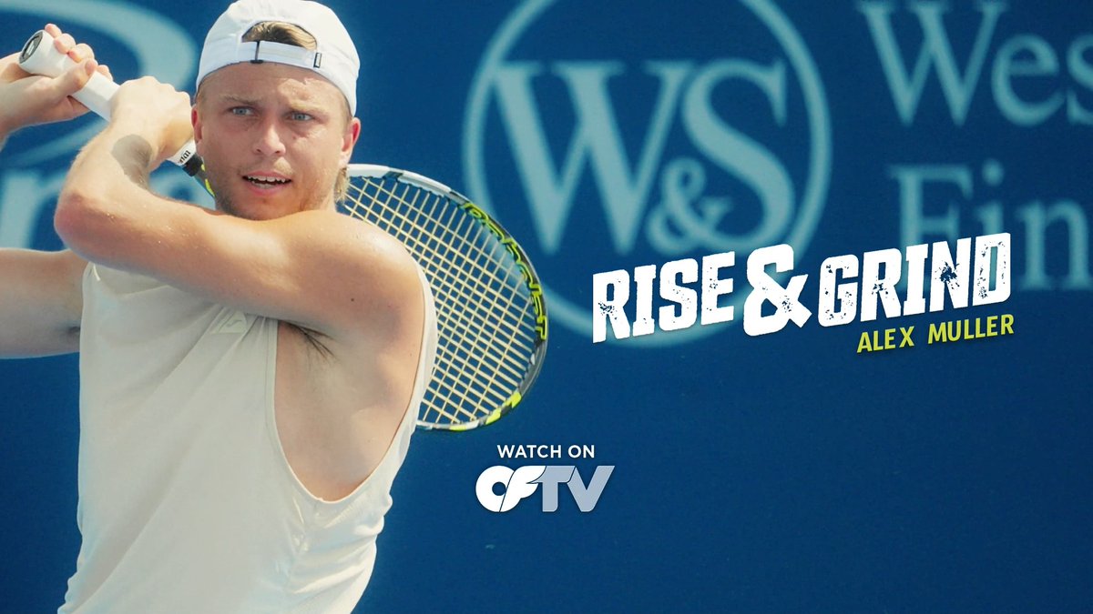 Never underestimate a legend in the making 🎾 Gear up with for the Masters with Alexandre Müller! Stream #RiseAndGrind free: