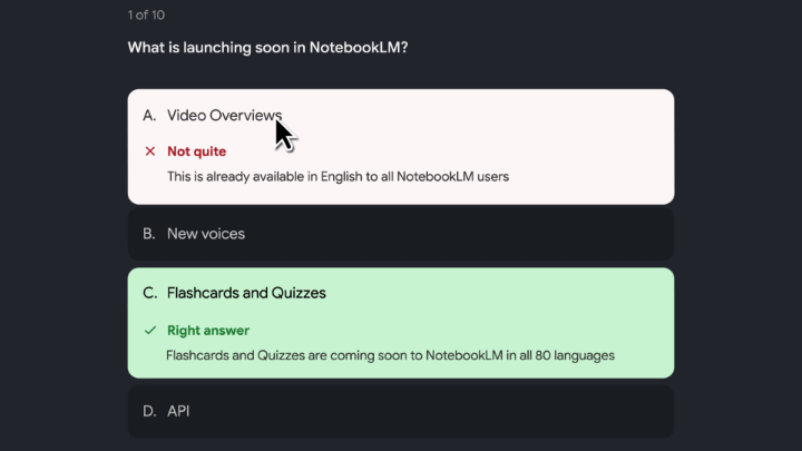 QUICK! Pop Quiz! What new features are coming to NotebookLM very, very soon? (This is a tough one…) 🤔