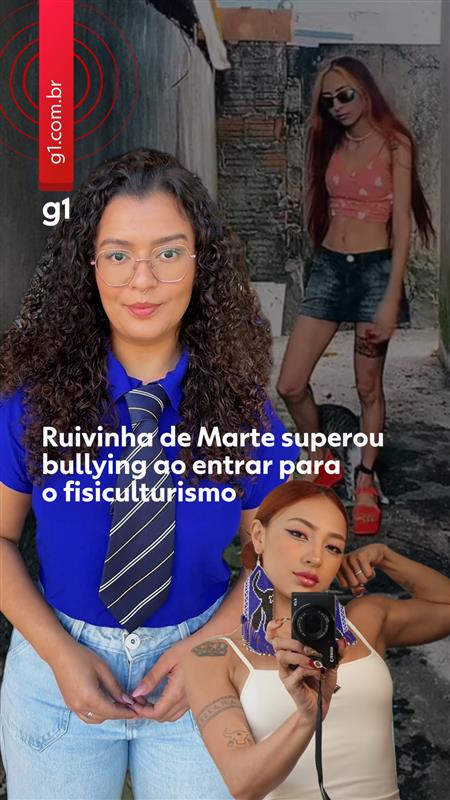 Ruivinha de Marte cita superação ao entrar para o fisiculturismo: 'O bullying me fez mudar e evoluir' #g1