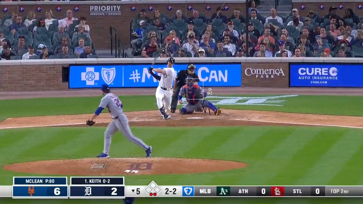"It's a sinker but like ... it's glowing!" Nolan McLean amazed Tigers broadcaster Jason Benetti with his sinker 🤣