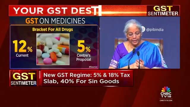 INDIA'S NEW GST REGIME 40% GST slab for sin products like pan masala, cigarettes & other tobacco products #BreakingNews #NextGenGST