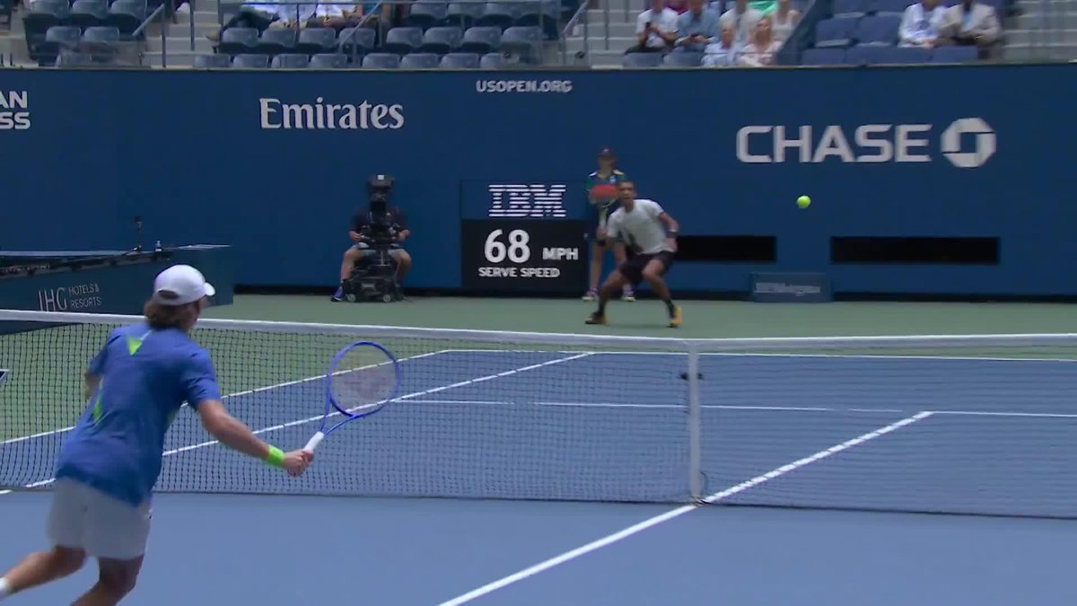 Felix Auger-Aliassime mounting a comeback! We're back on serve in the second set.