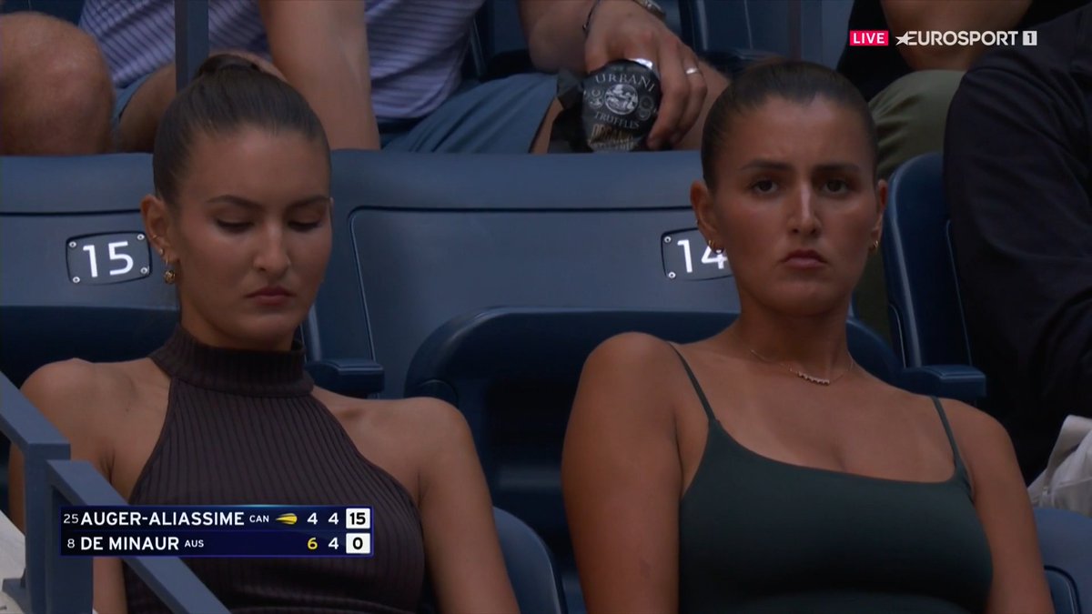 Pomożecie rozwiązać zagadkę naszym komentatorom? 🤔 😆 #USOpen #USOpen2025