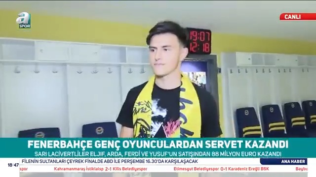 💥 FENERBAHÇE GENÇ OYUNCULARINDAN SERVET KAZANDI! 🟡🔵 Sarı-Lacivertliler; Eljif Elmas, Arda Güler, Ferdi Kadıoğlu ve Yusuf Akçiçek'in satışından 88 milyon avro kazandı.