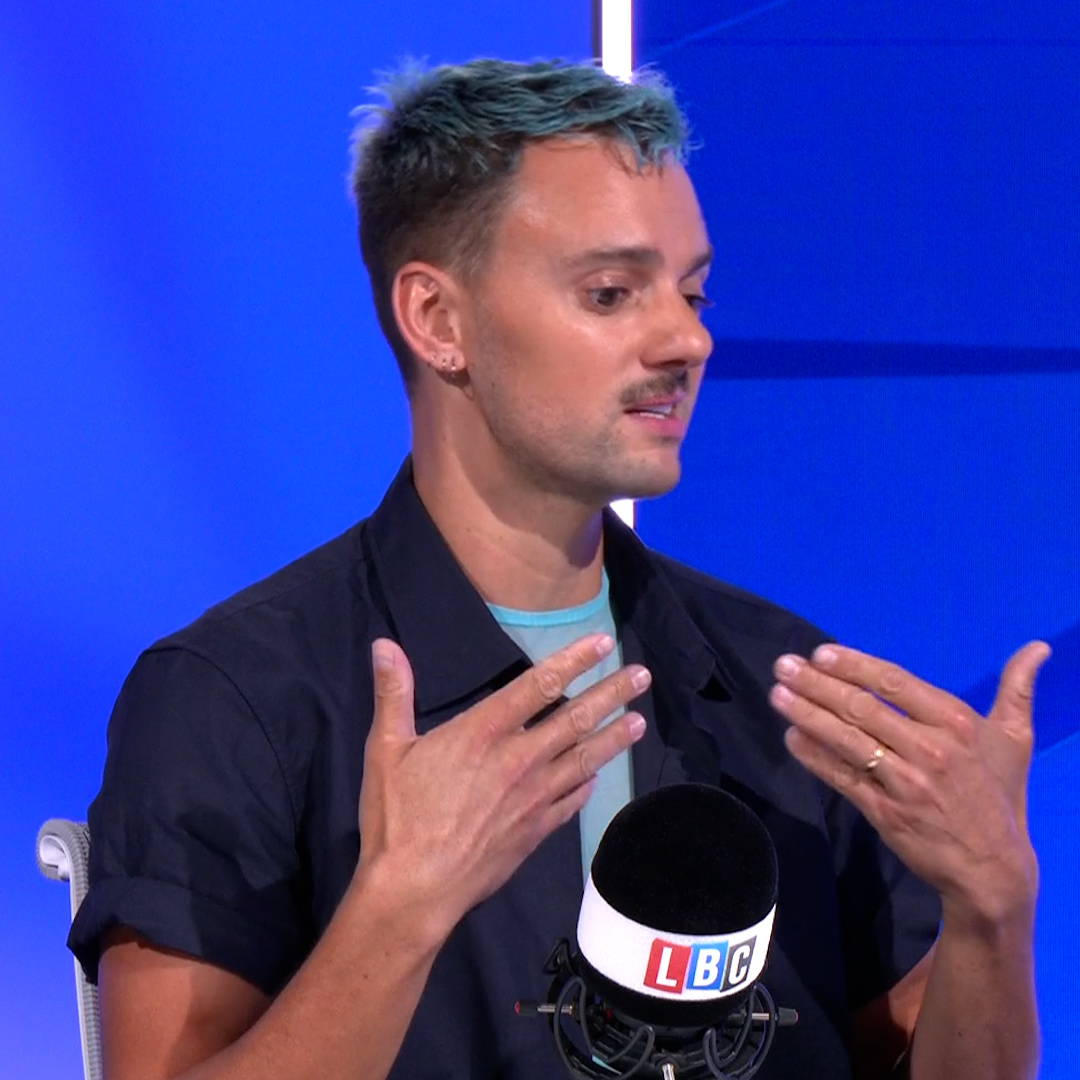 'He's a fanatic obsessive with a single issue that has cost him everything.' Drag artist Crystal, who was targeted by Graham Linehan on social media, tells Andrew Marr that he shouldn't be 'championed' as the 'pillar of free speech'.