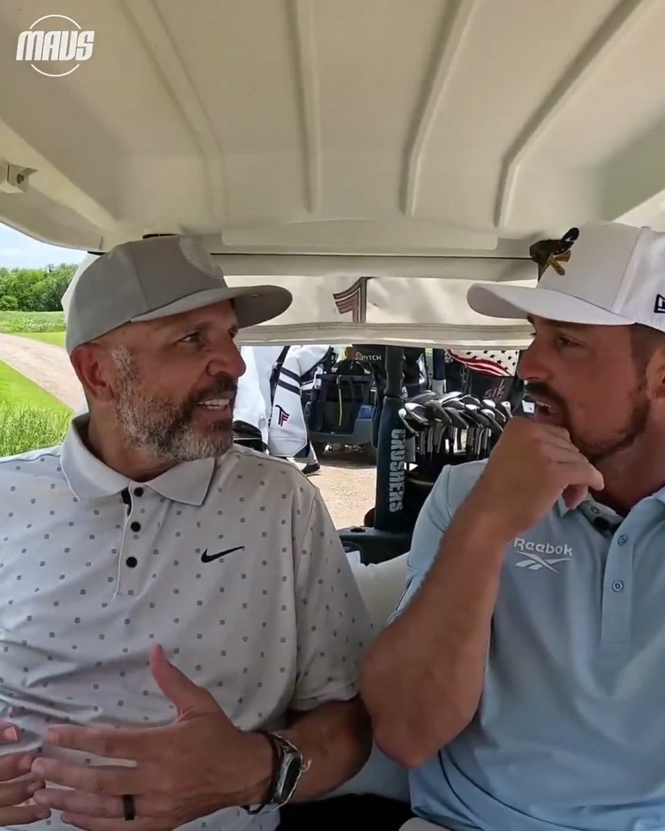 Coach got game ⛳️ Jason Kidd joined Bryson on the course for Break 50. 🎥: @brysondechambeau on IG // #MFFL