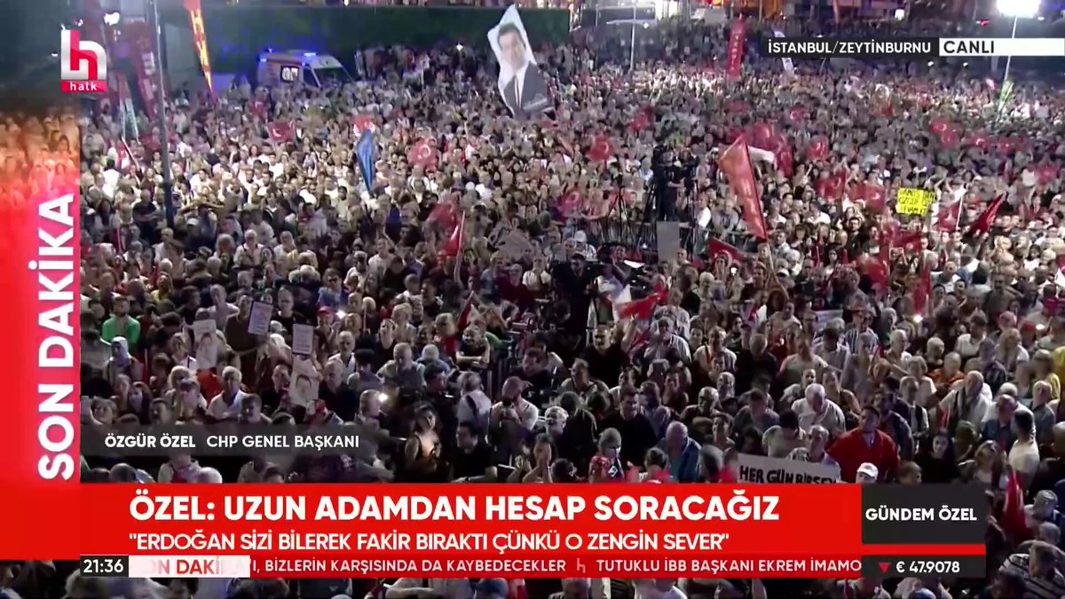 Özgür Özel, Akın Gürlek’in "İBB soruşturması 100 yılın en büyük yolsuzluk operasyonu" sözlerine tepki gösterdi! 💬 "Bu yapılan, 100 yılın en büyük arsızlığı ve yüzsüzlüğüdür."