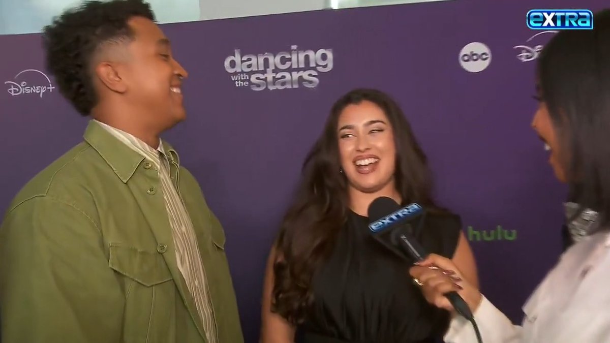 Lauren Jauregui and Brandon Armstrong are ready to go to work, work, work on #DWTS! 🙌🎶 Plus, Lauren dishes on that "amazing" Fifth Harmony reunion at the Jonas Brothers' concert. 🥰 Dancing with the Stars #DWTS