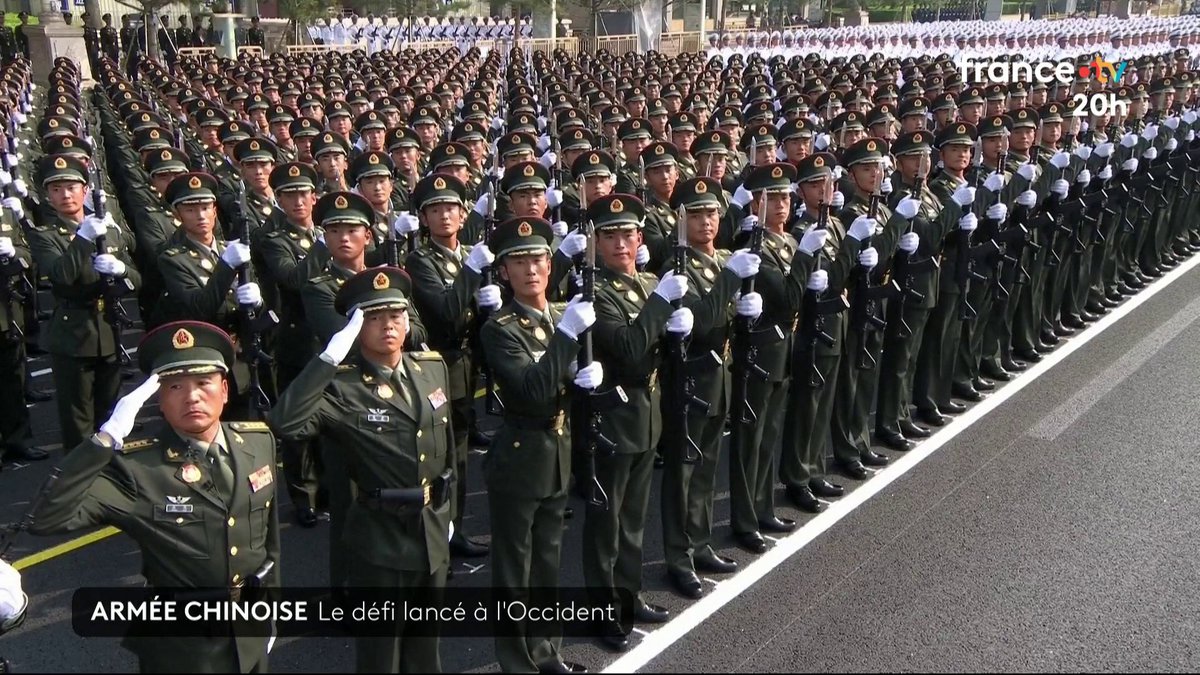 🇨🇳 D’après Xi Jinping, la Chine est « inarrêtable » : on défilé militaire apparaît comme une véritable démonstration de force face à l’Occident. #JT20h