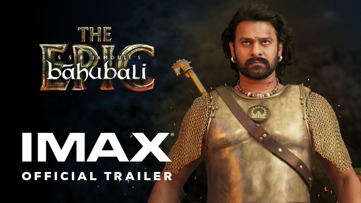 From the director of RRR comes the saga that defined an era. Baahubali: The Epic has been remastered into one breathtaking cinematic journey and brought to life on the grandest screen of them all. Experience the legend and the battles like never before in IMAX October 31.