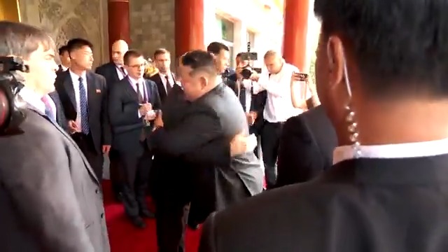 After a lengthy meeting in Beijing, Vladimir Putin invited Kim Jong Un to visit Russia, and the two leaders exchanged a warm farewell with a handshake and a hug