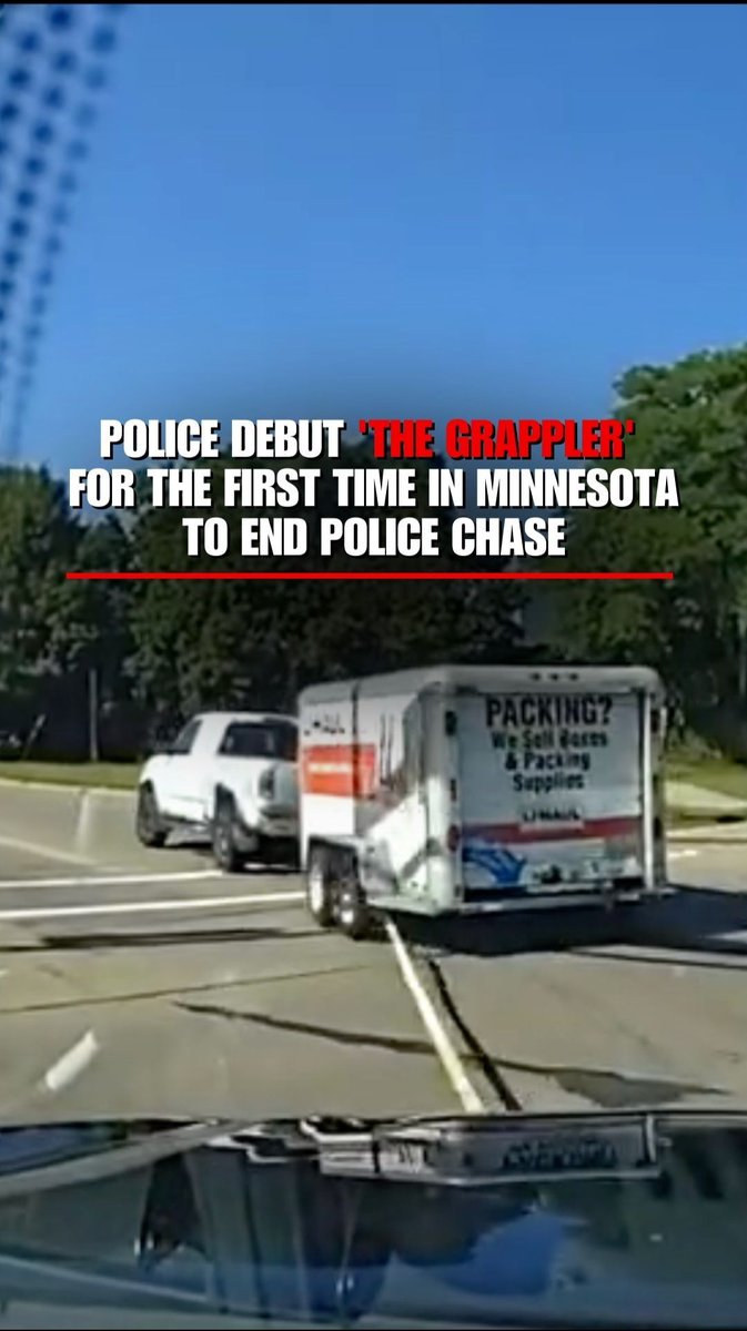 Minnesota police used ‘The Grappler’ to safely stop a fleeing vehicle after a driver ran a red light — marking the first time the device has been deployed in the state.”