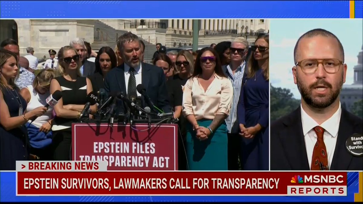 Epstein victims' lawyer: I just don't understand what what the hoax is. We just all watched as many, many survivors of Jeffrey Epstein told their story, begging the DOJ to release the files. These are real victims. Real survivors with real stories whose lives were devastated by Jeffrey Epstein and those who enabled him