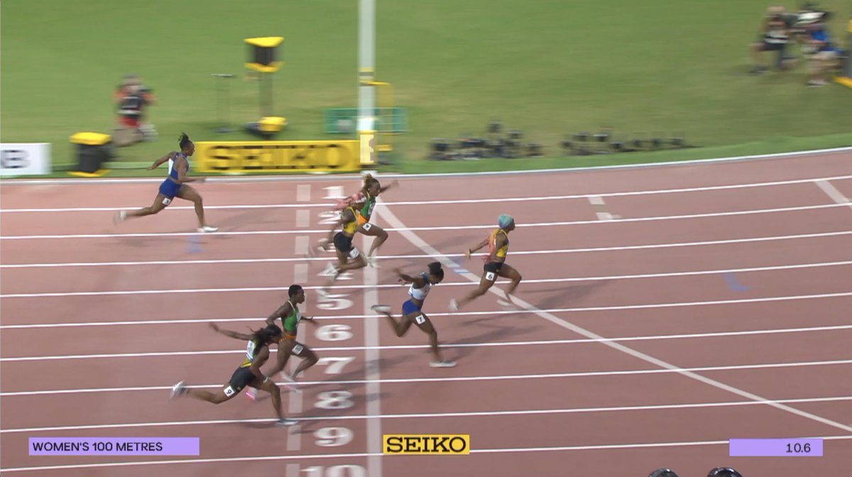 Throwback to 2019 when the Pocket Rocket debuted on the global stage as MOMMY ROCKET!! Shelly-Ann Fraser-Pryce 🇯🇲 stormed to a 4th world 100m title in Doha, clocking a time of 10.71s! 2 years after she gave birth.