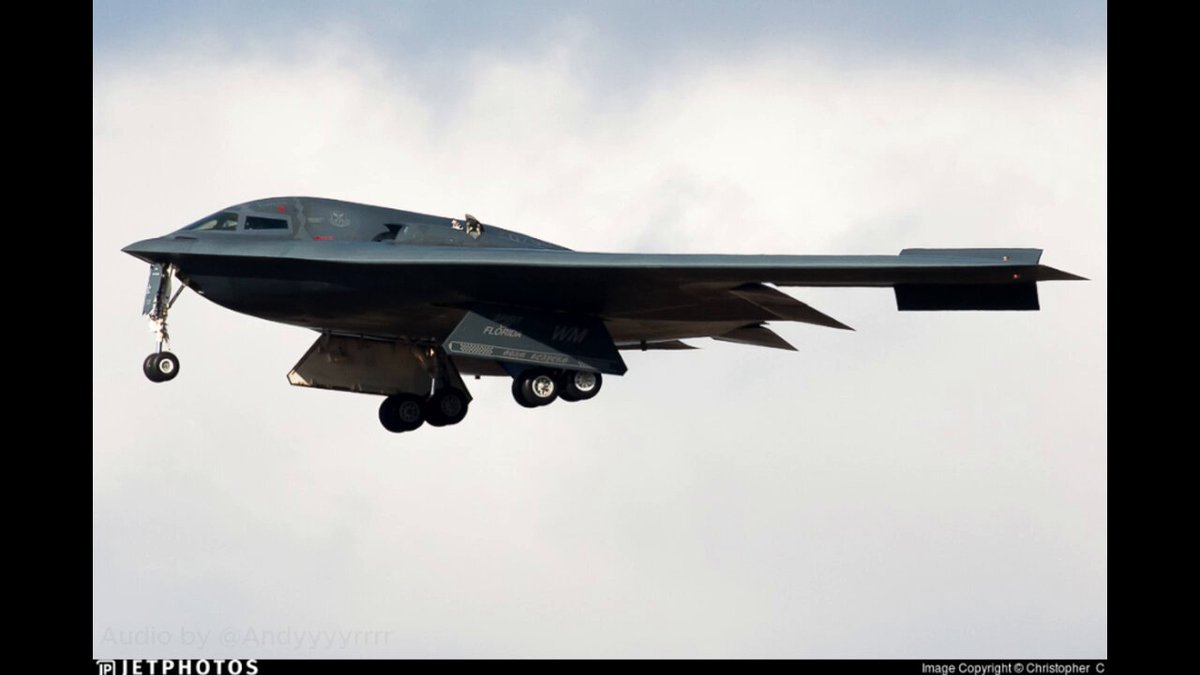 1955z CULT 71 x1 USAF B-2/A Spirit On RTB To Whiteman AFB #KZSL After a Europe #GPM around Norway working with other US Assets. Checked in with Gander Radio HF 8864 kHz for a Position Report/FL280. #CULT71 #B2