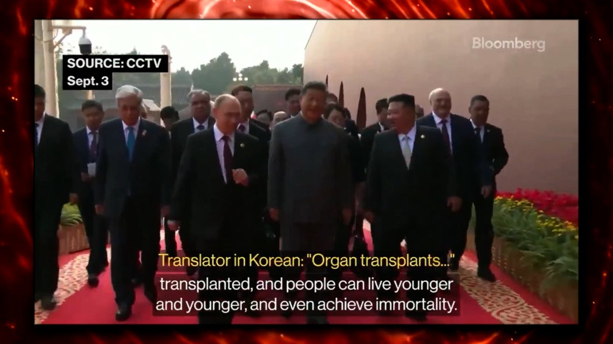 BREAKING: Hot Mic Catches Putin, Xi Discussing Harvesting Organs To “Achieve Immortality!” “...These Days, At 70 Years You Are Still A Child...” Alex Jones Breaks Down How China & Other Countries Harvest Organs In A Vampiric Practice That Feeds On The Vulnerable