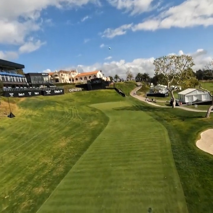 🚁🏌️Imagine this as a camera angle during tournament play, would be unreal 😮‍💨