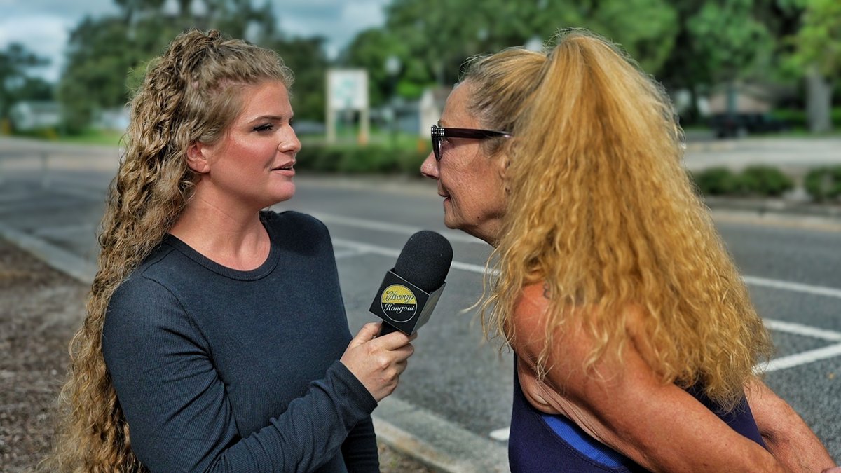 DELUSIONAL! White Democrats in Zephyrhills, Florida live in fear that Donald Trump is going to deport them too. 😂