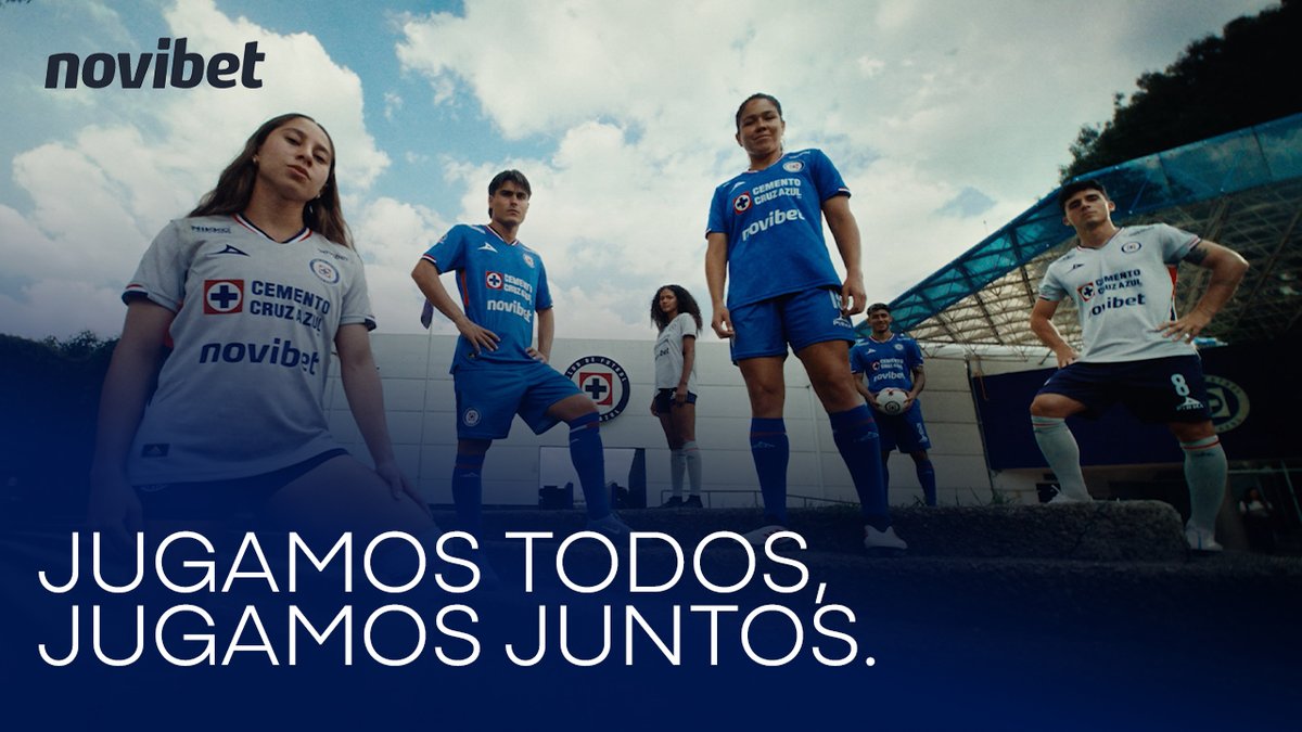 El comienzo de una Nueva Era. Una era de ambición, de ilusión y de la lealtad de cada corazón azul.💙 Porque en esta cancha no jugamos solos: jugamos todos, jugamos juntos. Novibet México #Novibet #CruzAzul #JuegaEnLaNuevaEra #AzulDePorVida #ElComienzoDeUnaNuevaEra #Juntos