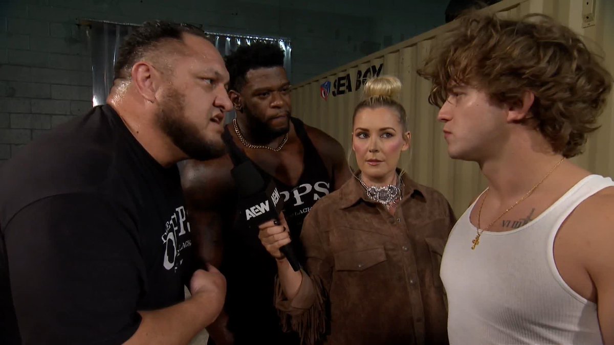 Following their support of DARBY ALLIN, #AEW World Trios Champions Samoa Joe and “The MONSTAR” Will Hobbs share their thoughts and where things stand with HOOK! Watch #AEWDynamite LIVE on TBS & HBO Max