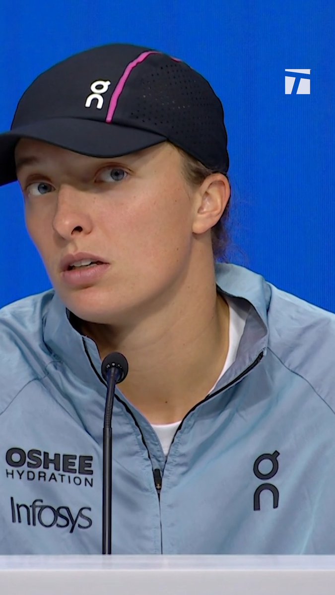 Iga Swiatek gives her raw reaction when asked about taking a mental break after her US Open quarterfinal loss to Amanda Anisimova 🗣️ #usopen