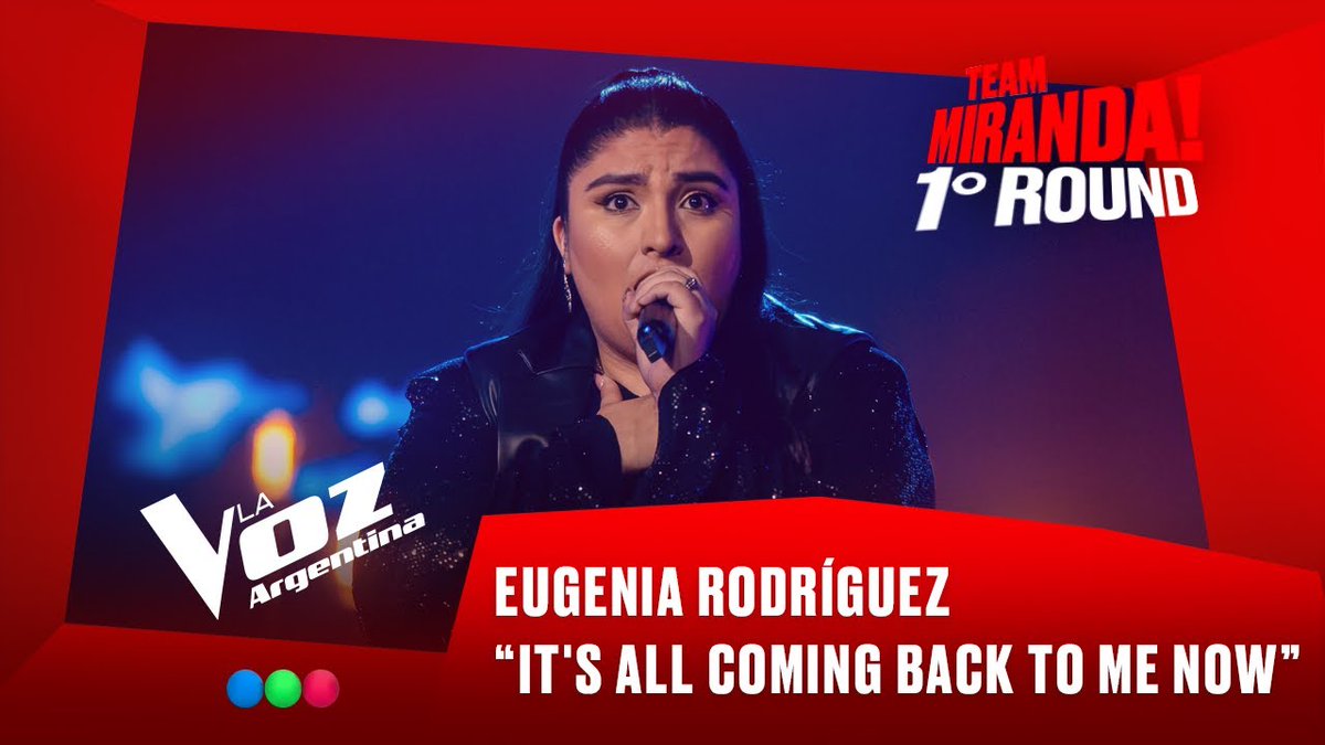 "Celine Dion": Por la presentación de Eugenia Rodríguez en #LaVozArgentina con la canción ‘It's All Coming Back to Me Now’