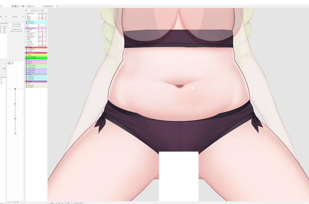 real chubby rig test! #Live2D