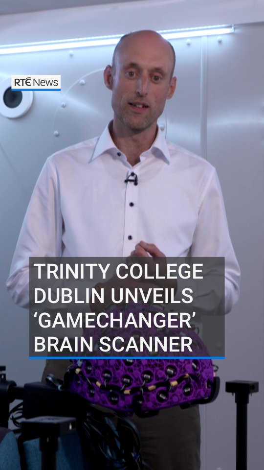 A new €2 million state-of-the-art wearable brain scanner has been described as a "gamechanger" for brain research in Ireland. The scanner uses quantum technology to track brain networks, in real time, as they respond to different cognitive demands |