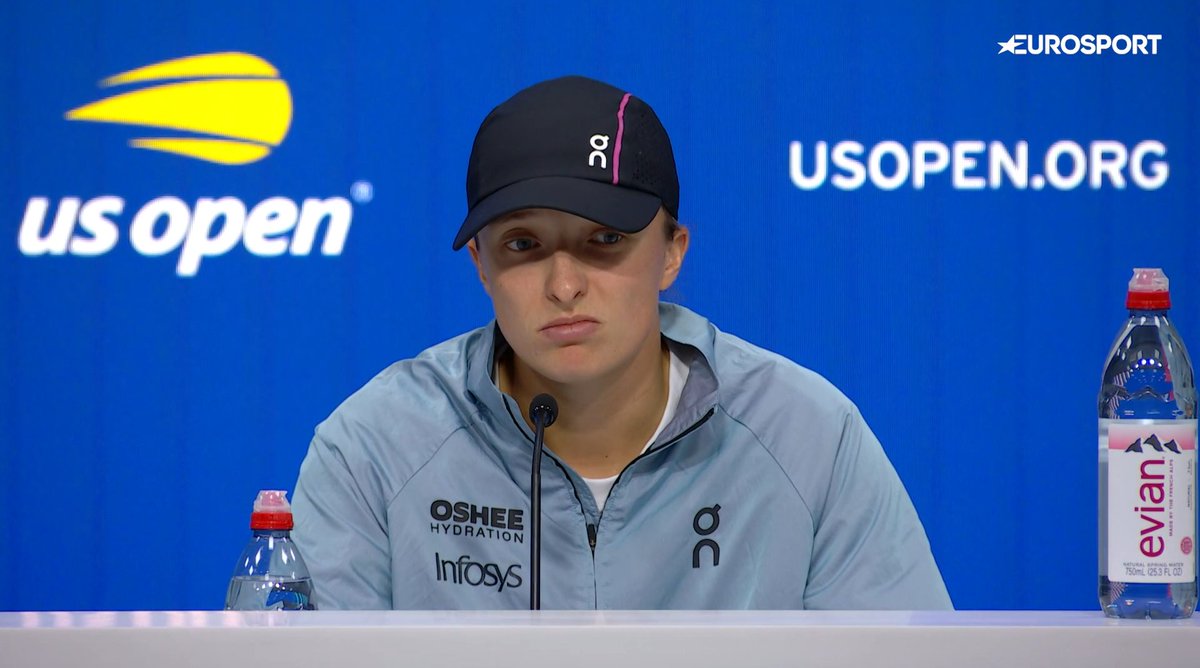 Iga Świątek i dziennikarze na #USOpen. To skomplikowane 😅
