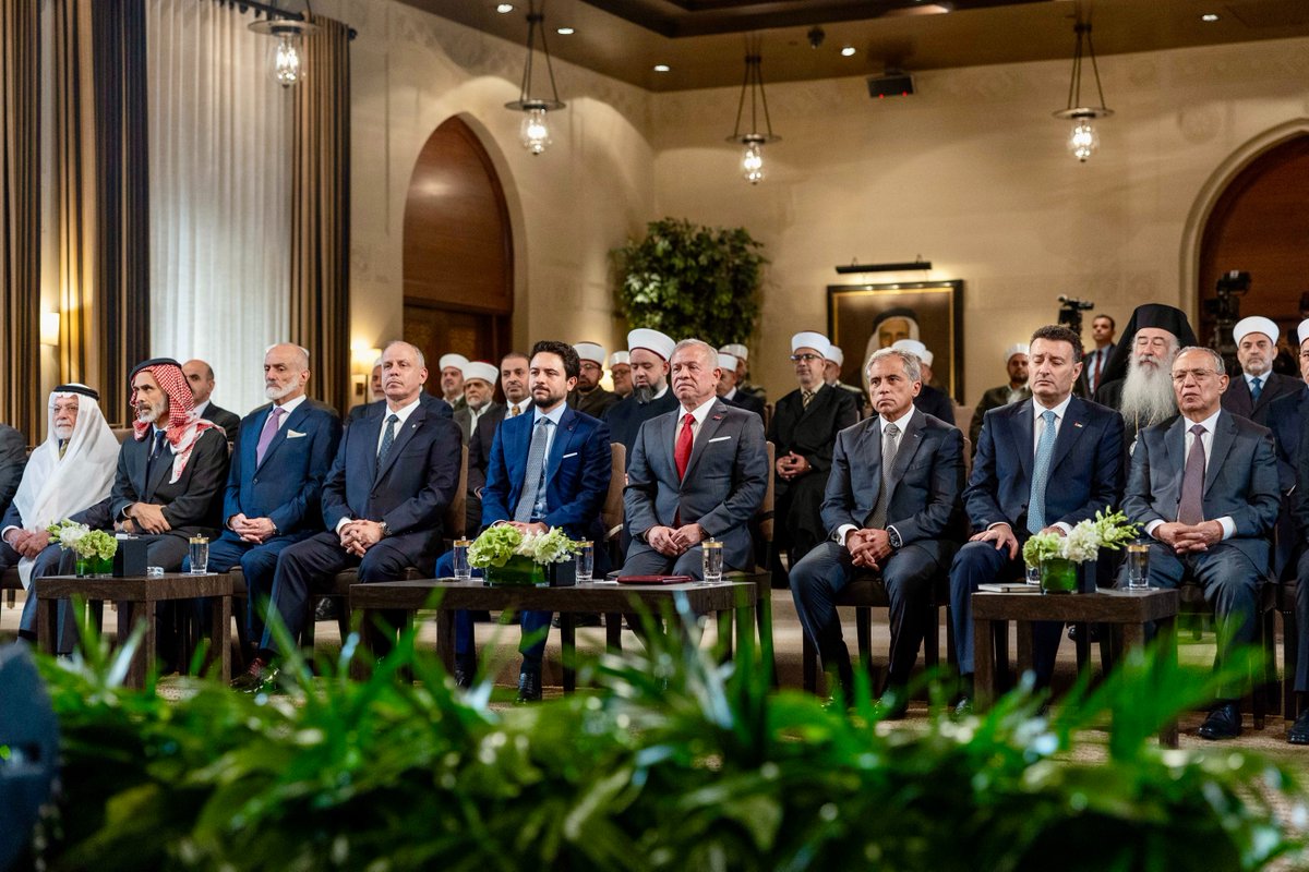 من الفعالية الدينية التي أقيمت في قصر الحسينية بمناسبة ذكرى مرور 1500 عام على #المولد_النبوي_الشريف #الأردن